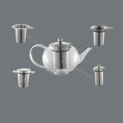 Bom preço. Chávena de vidro com infusor de aço inoxidável gravado 0.3mm micro buracos para fluxo de chá ideal on-line
