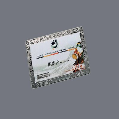 Bom preço. Luxury Metal Business Cards Precision Etched Stainless Steel 0.3mm Custom on-line