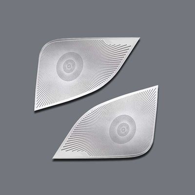 Grelha de alto-falante de aço inoxidável de alta qualidade gravada em metal personalizado para sistemas de áudio 0,8 mm