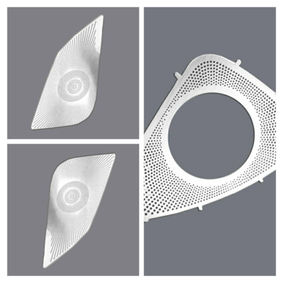 Bom preço. Malha de filtro de aço inoxidável por corrosão química OEM para grades de alto-falantes de metal/Peças de corrosão de precisão. on-line